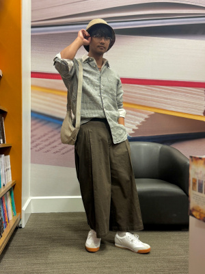 Unisex Premium Linen Shirt | Striped | UNIQLO CA
