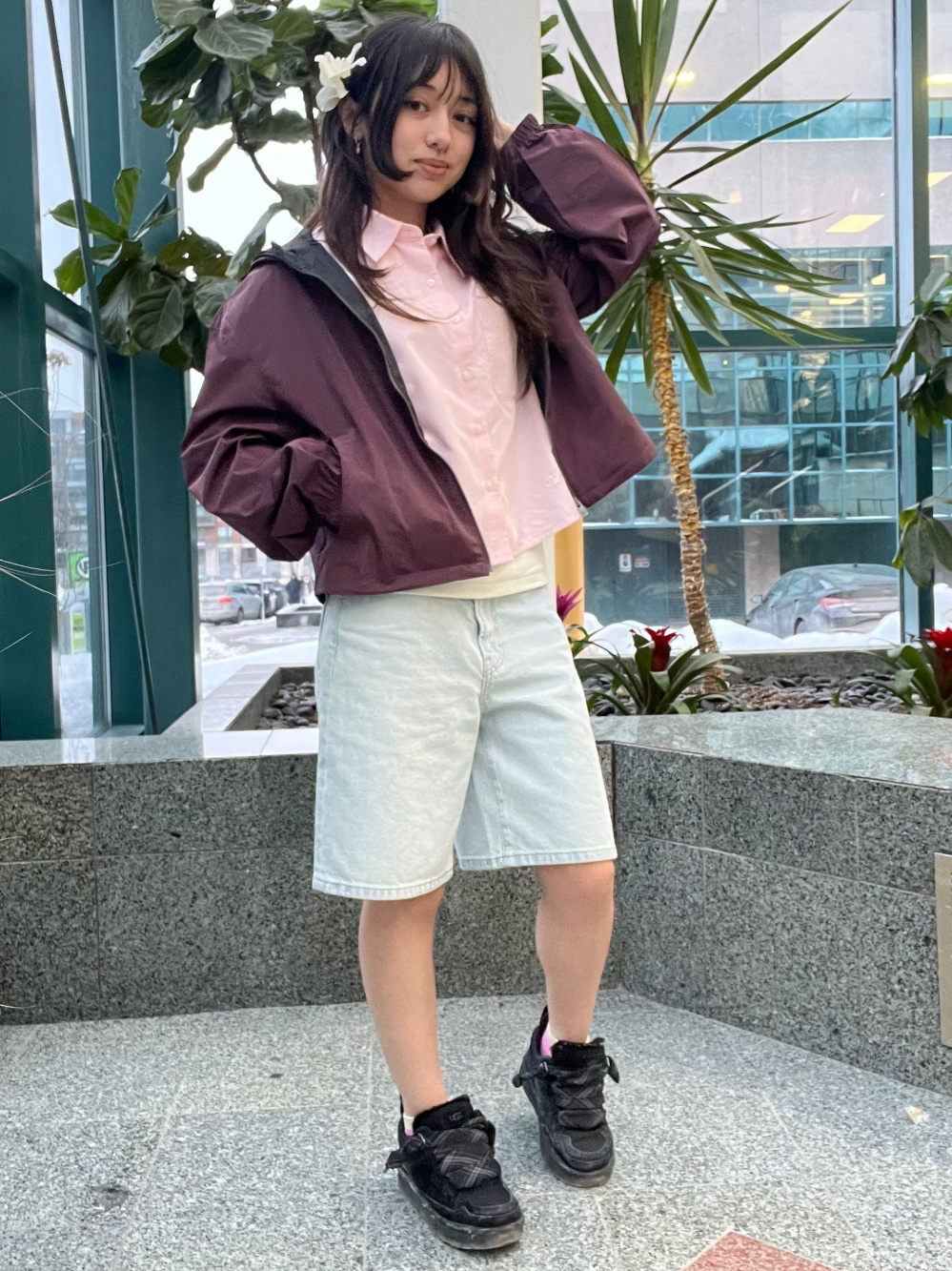 Check styling ideas for「mofusand UT Graphic T-Shirt、Oxford Boxy