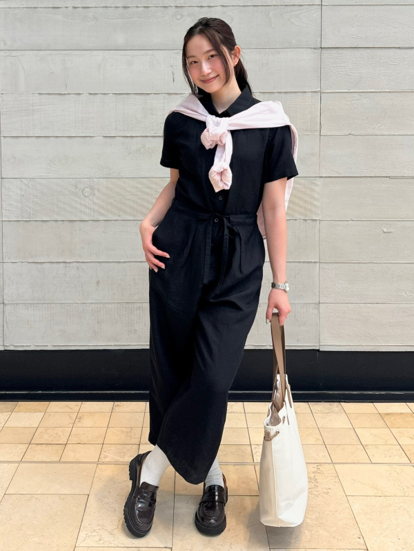 Check styling ideas for「Linen Blend Easy Pants、Premium Linen