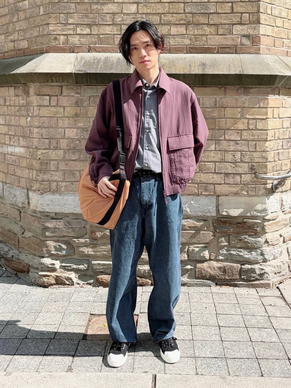 Check styling ideas for「TANK TOP、COTTON BLEND SHORT BLOUSON