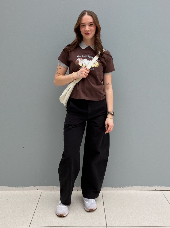 Check styling ideas for「mofusand UT Graphic T-Shirt、Oxford Boxy