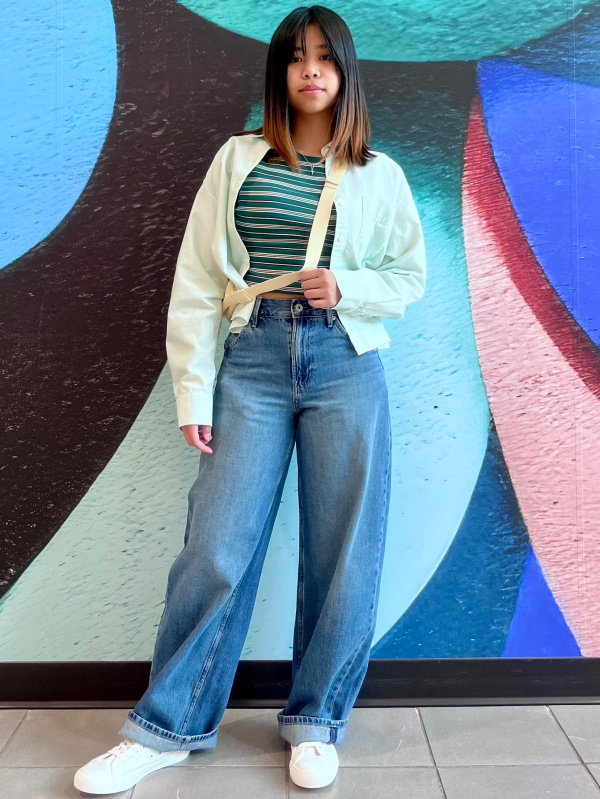 【Eaphi】BALLOON HEM CAMISOLE An outfit using Pointelle Tank Top and Balloon Gathered Camisole