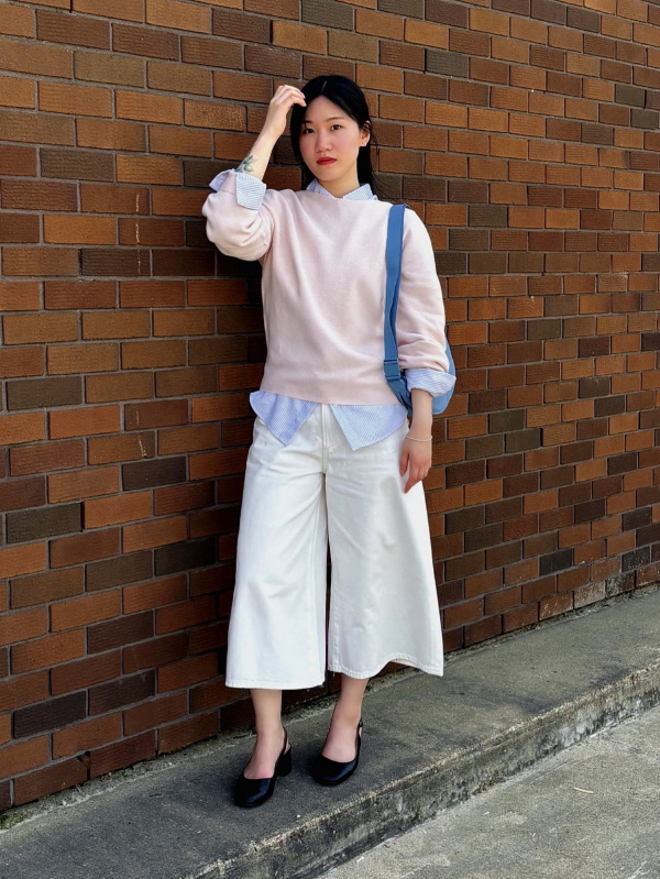 An outfit using Mini T-Shirt | Striped and Sweat Full-Zip Hoodie