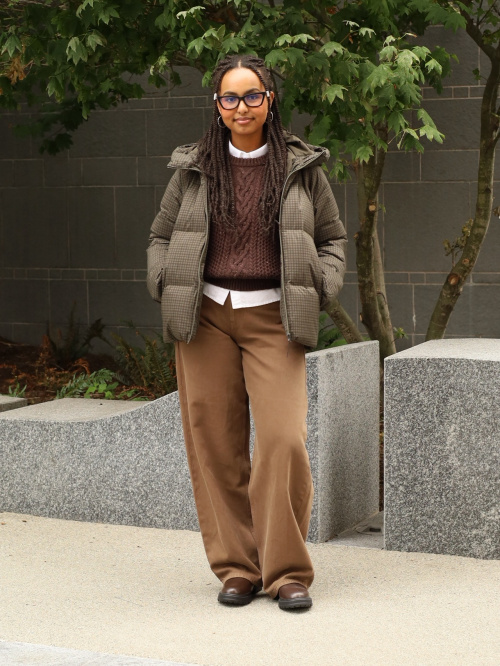 Parka en duvet sans coutures
