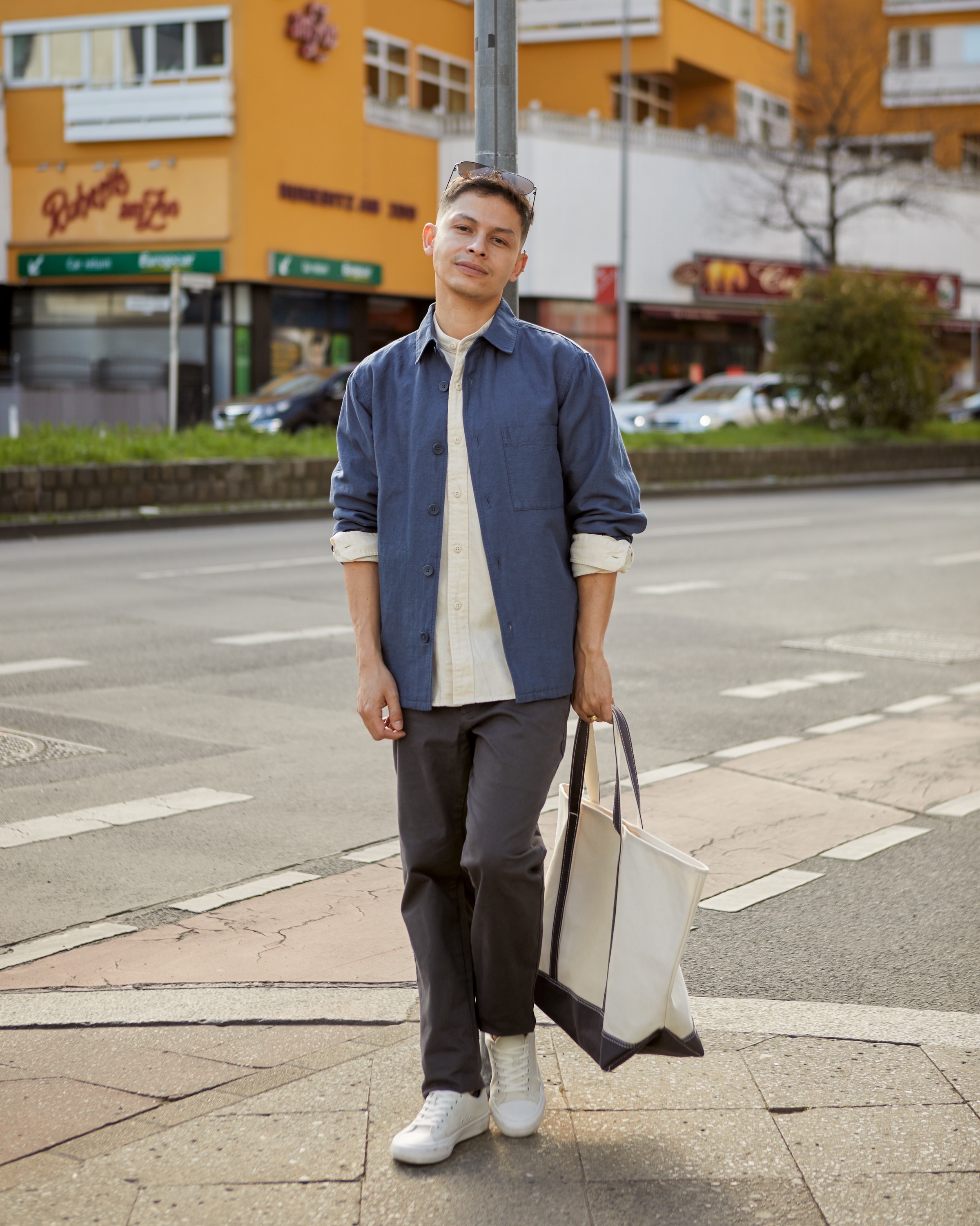 Cotton Linen Blend Shirt Jacket | UNIQLO