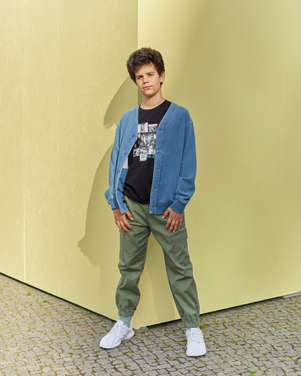 Indigo Dye Sweat Cardigan | UNIQLO US