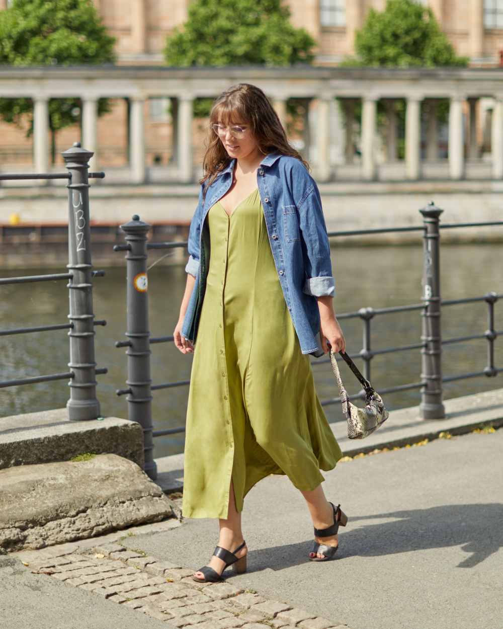 Button down tank outlet top dress