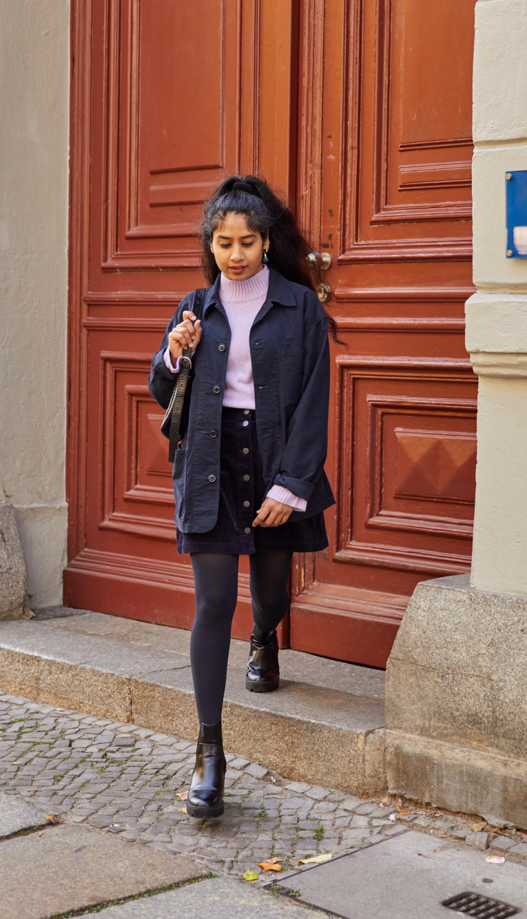 Corduroy vest outlet skirt