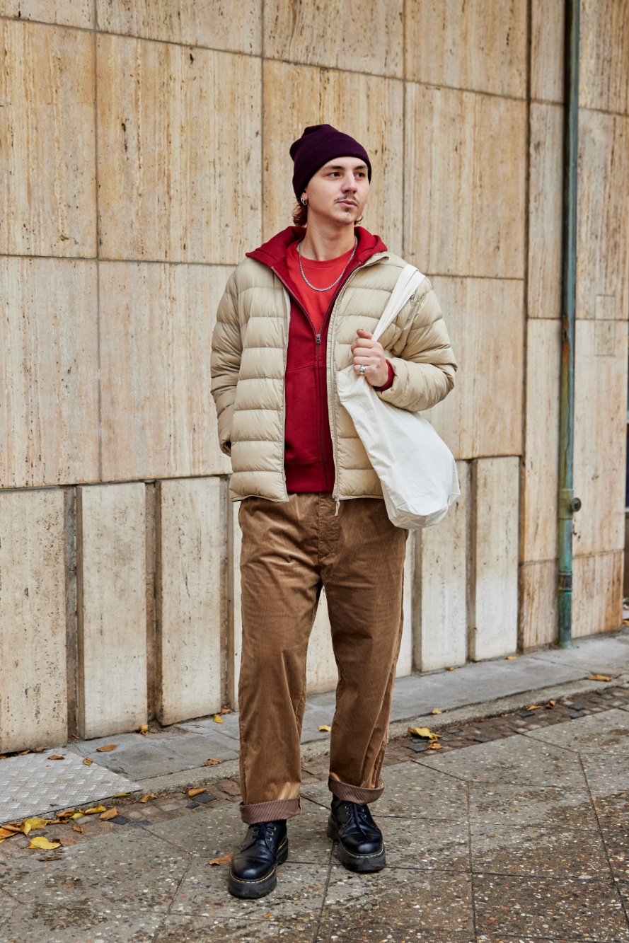 Check styling ideas for「Windproof Outer Fleece Jacket、HEATTECH Warm-Lined  Pants」