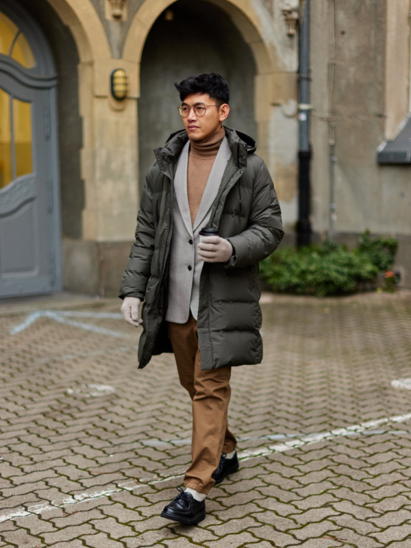 Uniqlo seamless 2025 long down coat