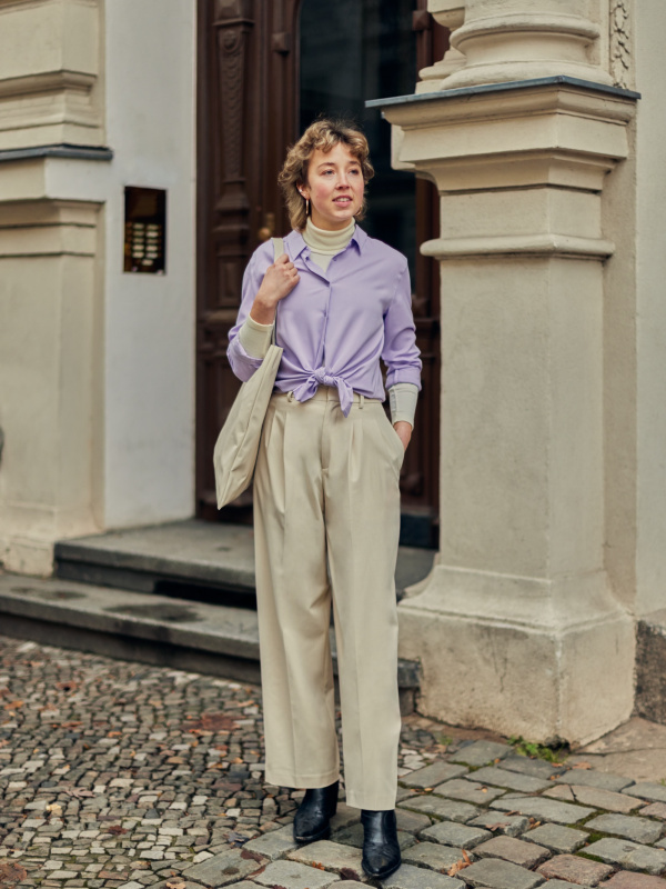 Wide leg trousers outlet uniqlo