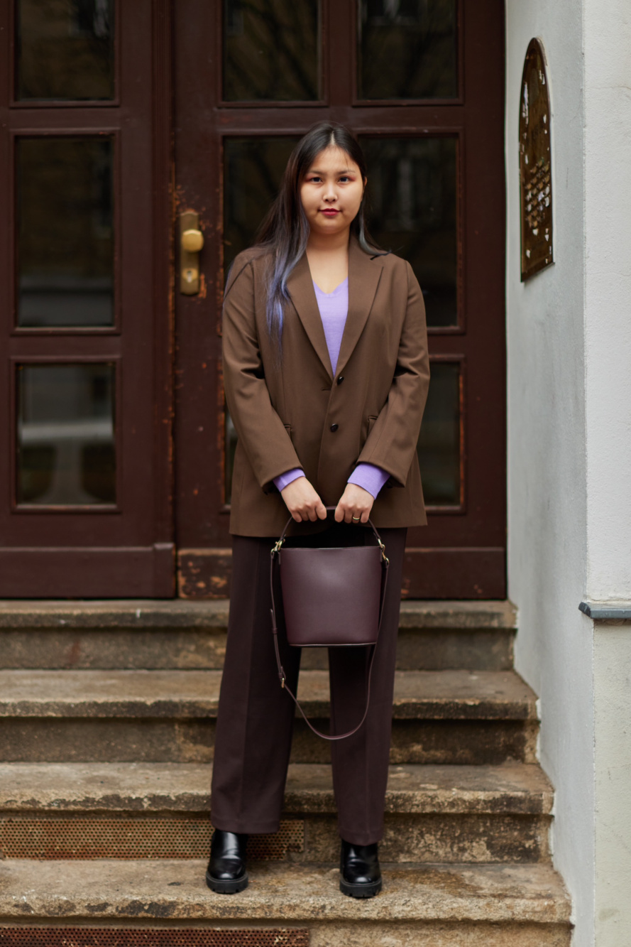 Check styling ideas for「Relaxed Tailored Jacket、Linen-Blend