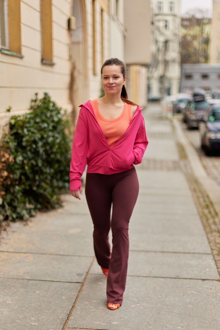 Pink XS sweatshirt & leggings - Sweaters