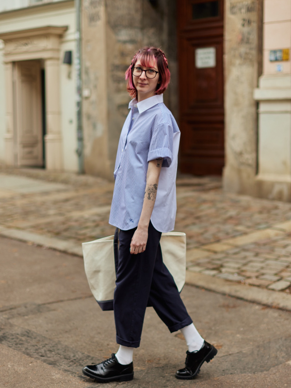 WOMEN'S JW ANDERSON RELAX SHORT SLEEVE SHIRT