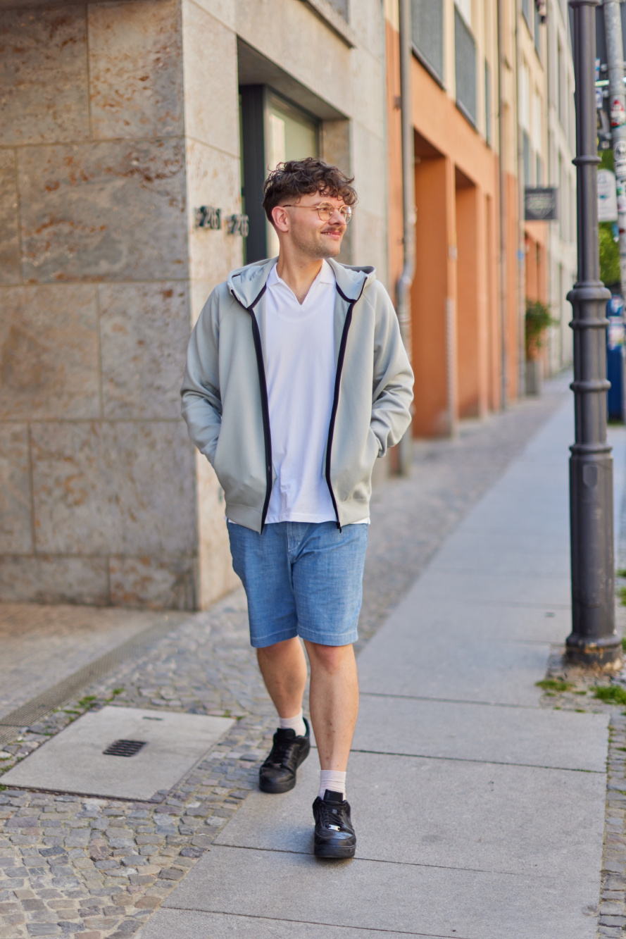 Check styling ideas for「Dry Color Ribbed Tank Top、Chambray Stretch Easy  Shorts (8)」