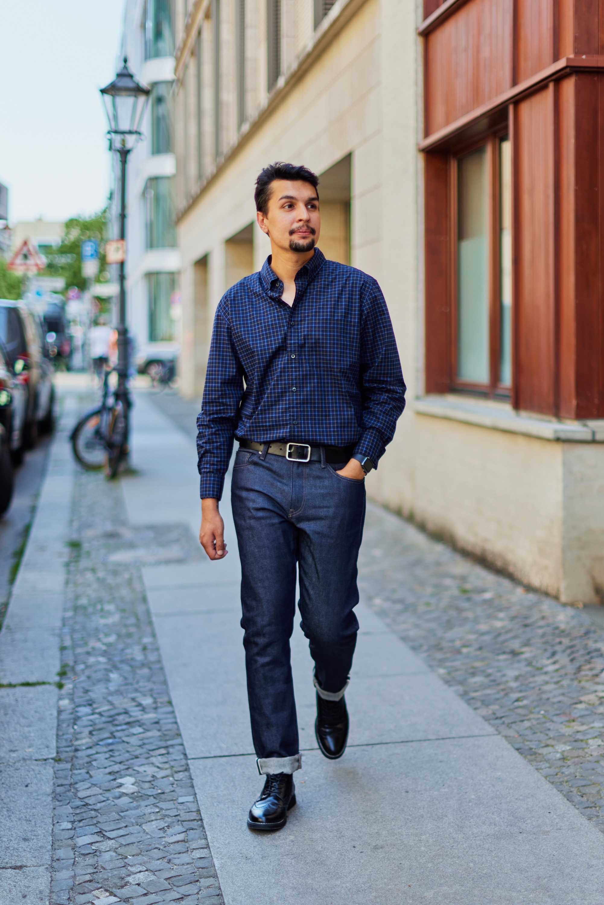 Uniqlo selvedge store slim fit jeans