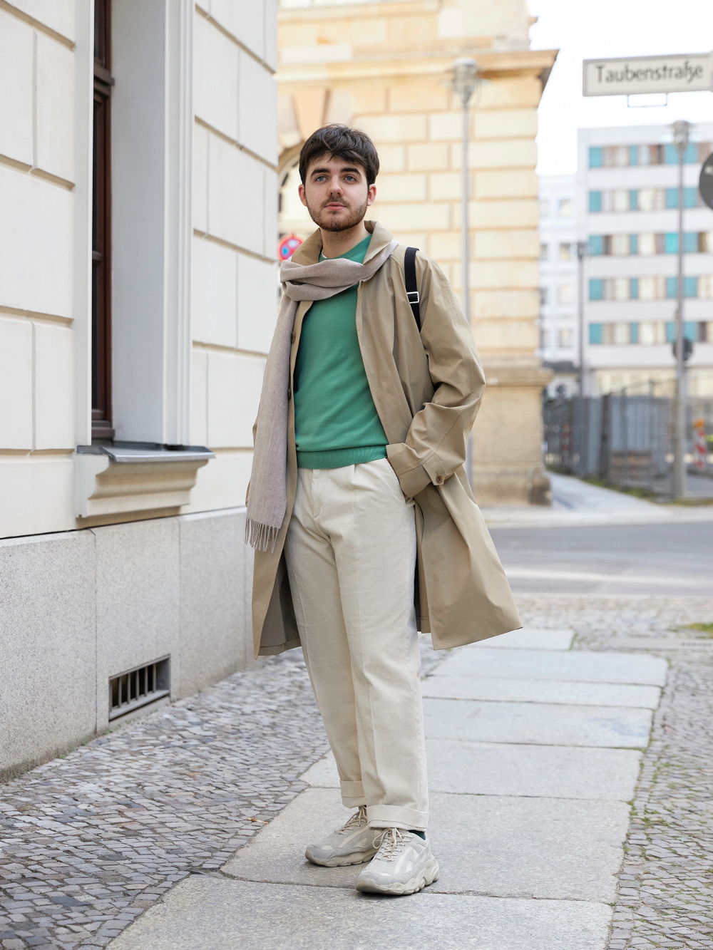 Easy Ankle Trousers, Beige