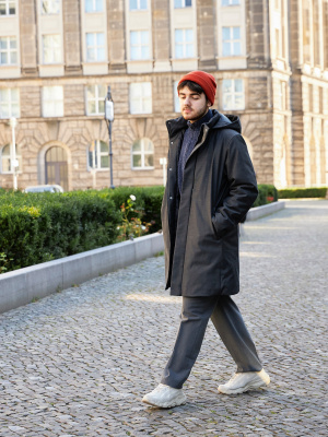 Men s Hybrid Down Coat UNIQLO UK