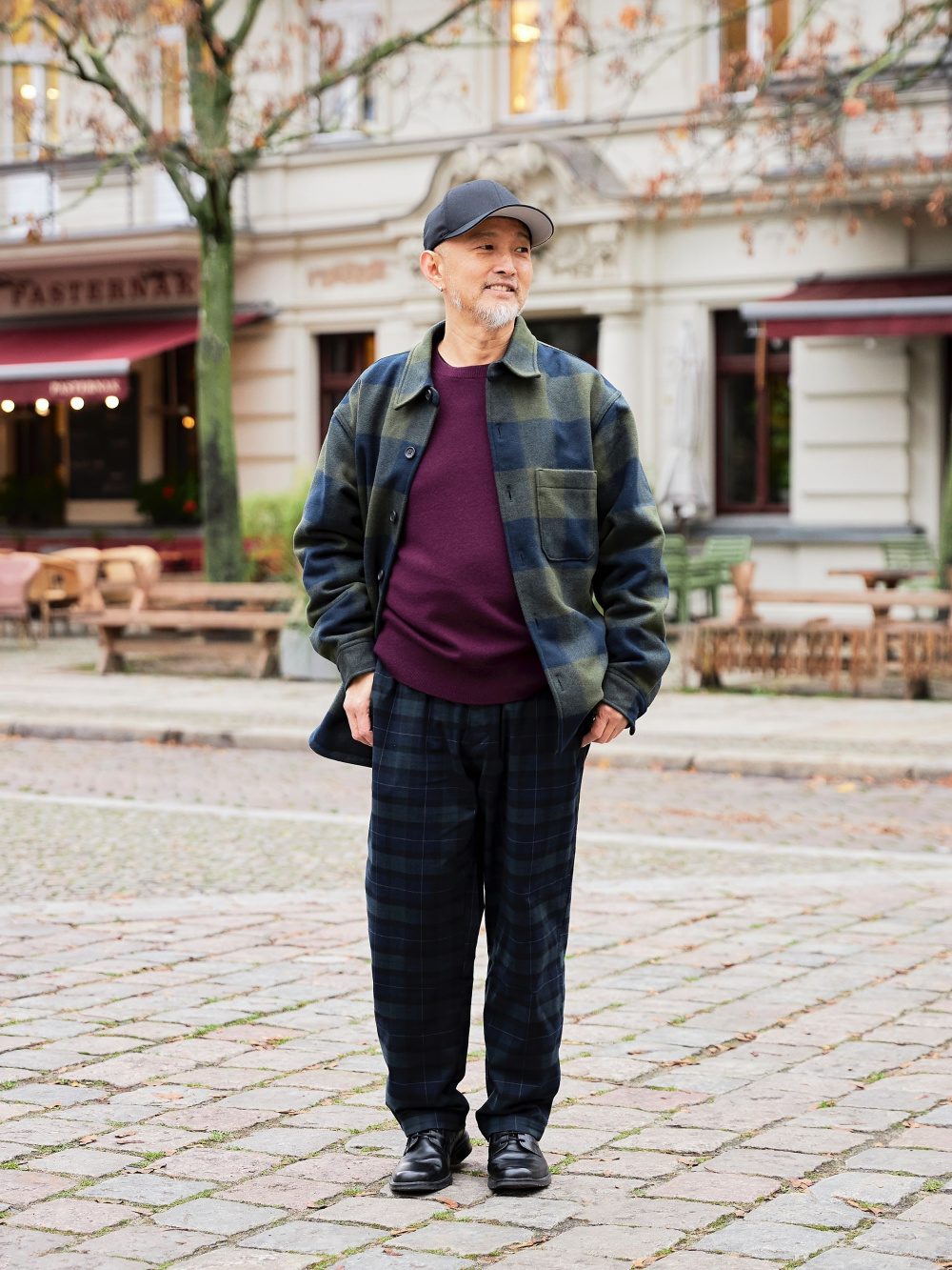 Check styling ideas for「Over Shirt Jacket、Flannel Pants」