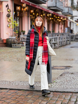 Ultra Light Down Daunenmantel lang fur Damen UNIQLO DE