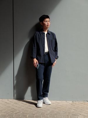 【新品未使用】baby frill wool like shirt jacket AirSense Shirt Jacket | Cotton-Like | UNIQLO US
