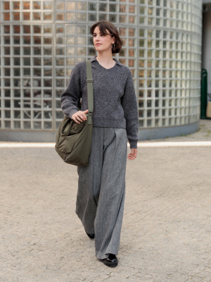 Mix Yarn Polo Sweater | UNIQLO US