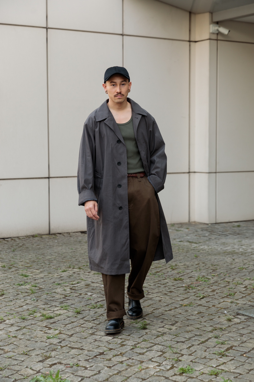Check styling ideas for「Oversized Single Breasted Coat、AIRism Cotton ...