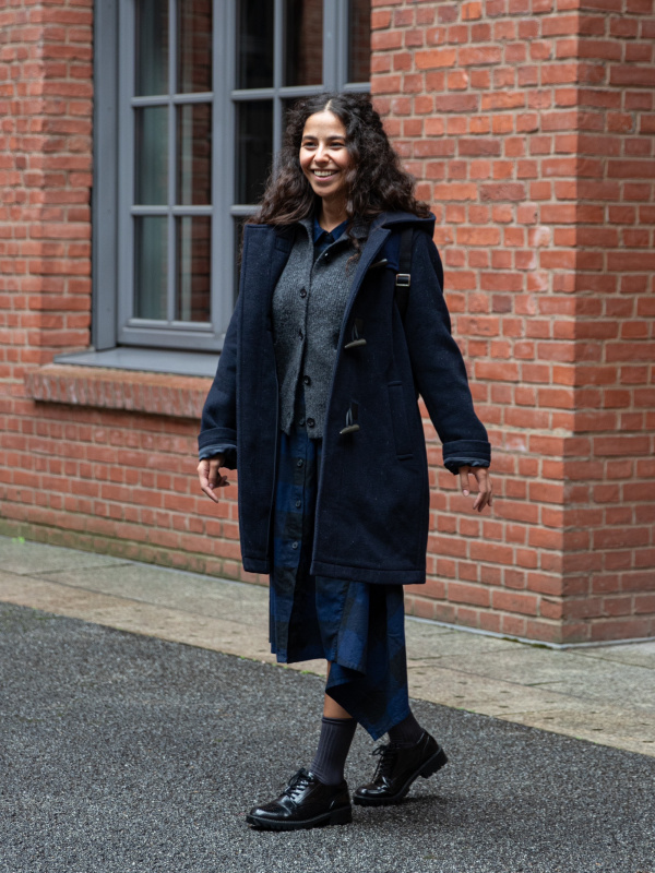 Uniqlo toggle coat top