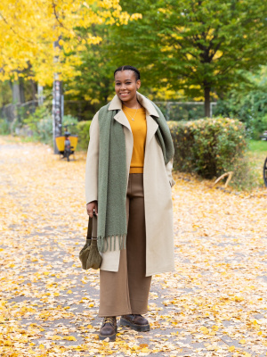 Double Face Wrap Coat UNIQLO US