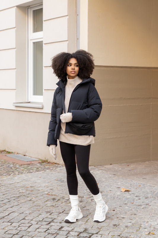 Uniqlo black leggings discount