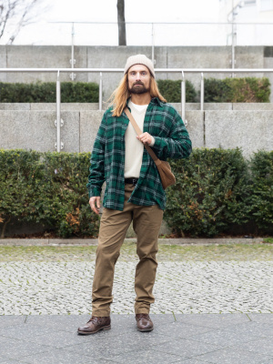 Men's Flannel Shirt (Check, Regular Collar) | UNIQLO FR