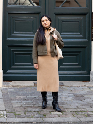 Half-Zip Knit Dress | UNIQLO US Half-Zip Knit Dress | UNIQLO US
