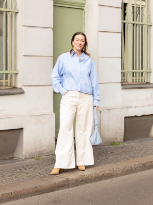 Women's Oxford Boxy Shirt | UNIQLO IT