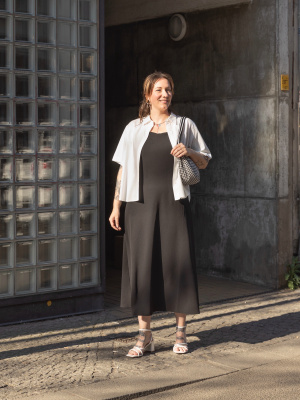 Uniqlo Printed Front Slit Camisole Dress Ref Ditzy Floral