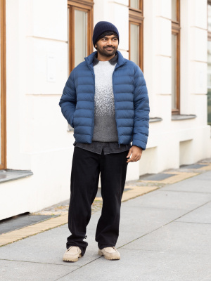 Unisex Soufflé Yarn Crew Neck Jumper (Gradient) | UNIQLO UK