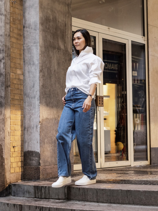 High rise boyfriend jeans hot sale uniqlo