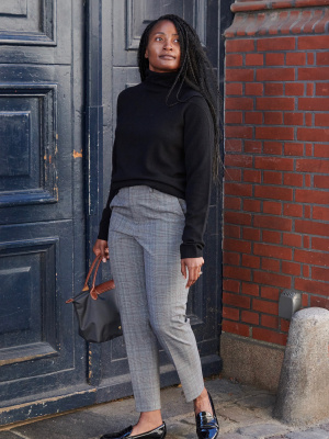 Smart Ankle Pants (2-Way Stretch Glen-Check) | UNIQLO US