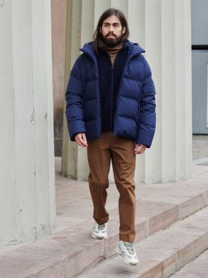 Men s Seamless Down Parka 3D Cut UNIQLO UK