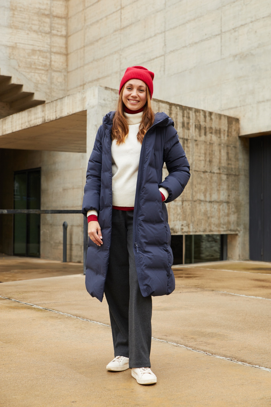 Uniqlo stretch down coat sale