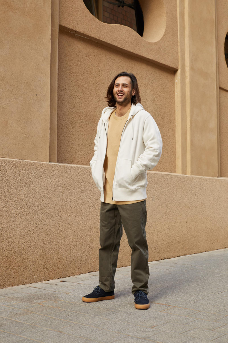 Check styling ideas for「Washable Milano Ribbed Long-Sleeve Sweater、U Ribbed  Jacket」