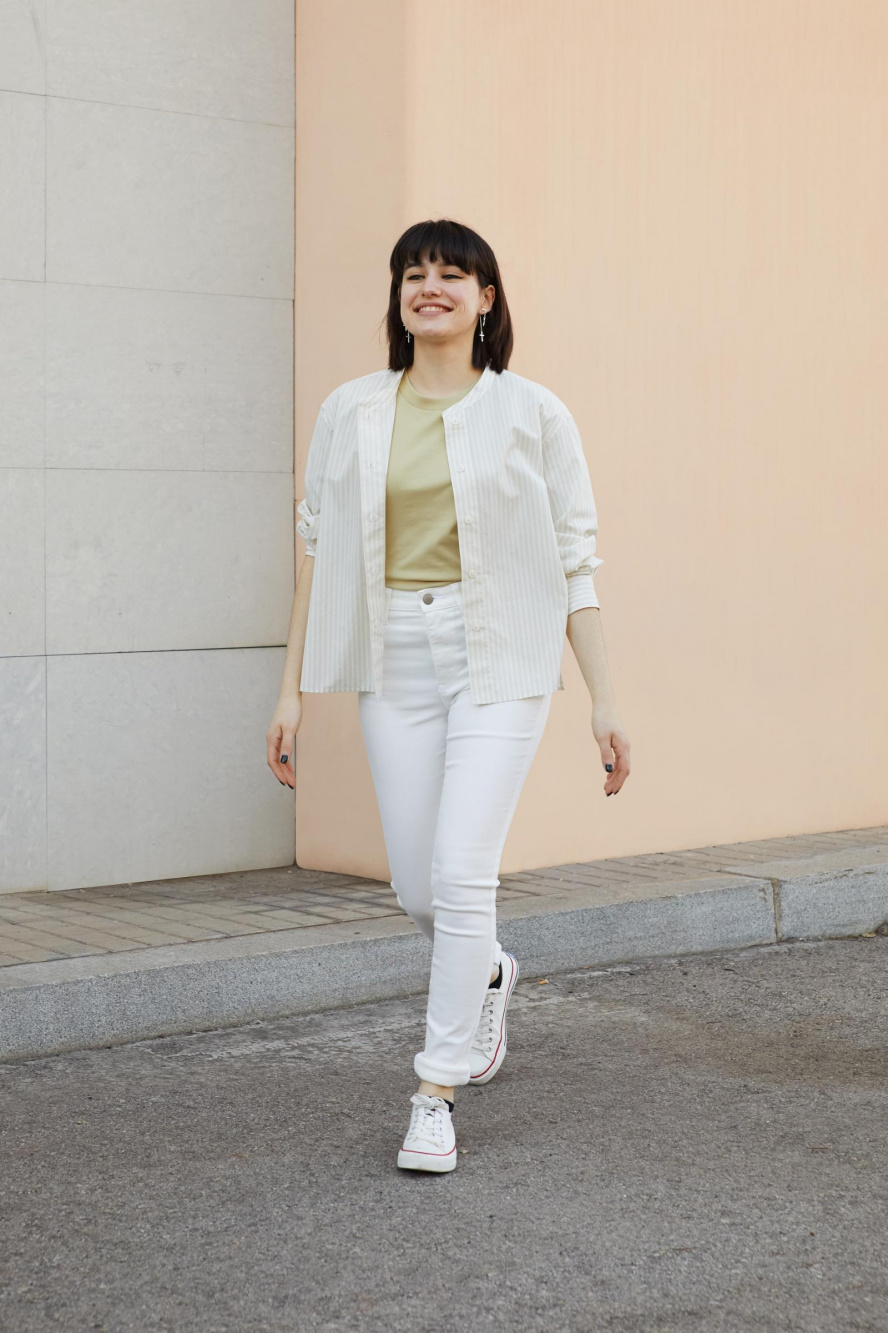 Check styling ideas for「BLOCKTECH Half Coat、Painter Pants」