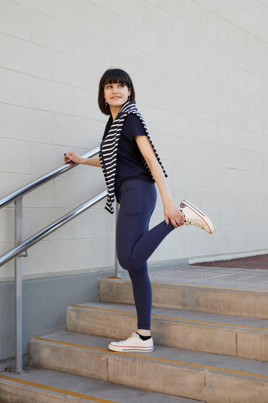 Check styling ideas for「AIRISM UV PROTECTION SOFT LEGGINGS WITH POCKETS」