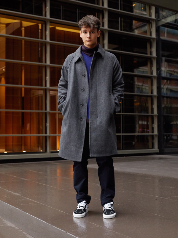 Trench store coat uniqlo