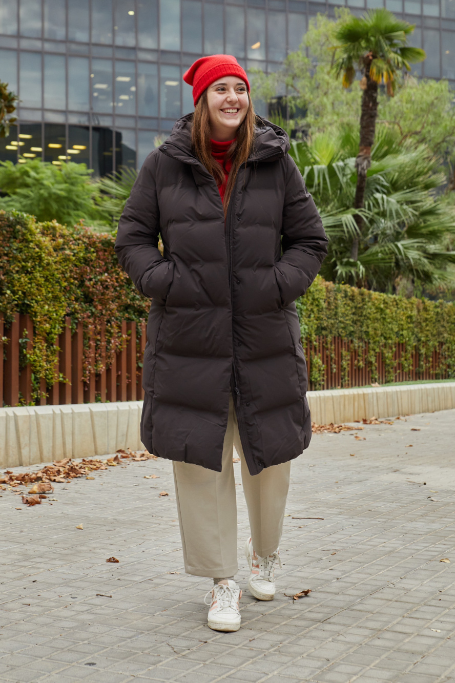 WOMEN FLEECE LONG SLEEVED COAT, UNIQLO