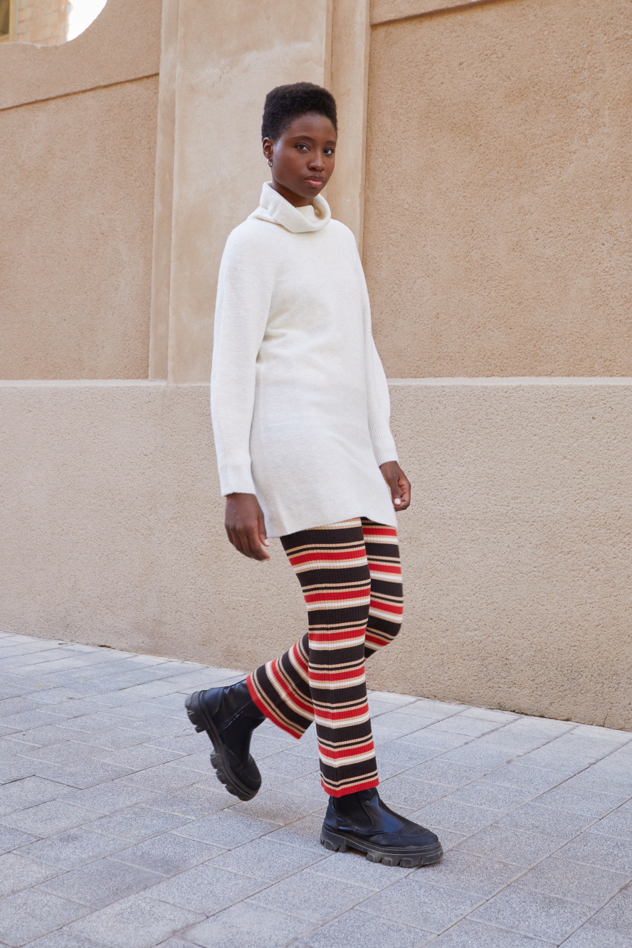 Check styling ideas for「Knitted Balaclava (MARNI)、HEATTECH Leggings (MARNI)」