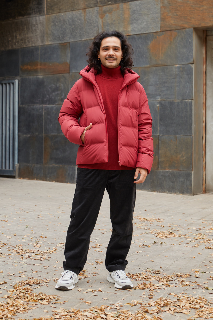 Check styling ideas for Seamless Down Parka 3D Cut Stretch