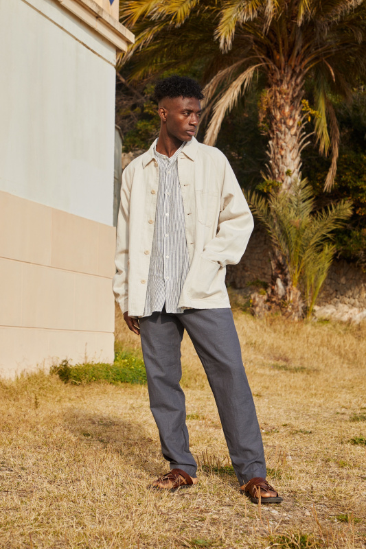 UNIQLO LINEN BLEND RELAXED PANTS