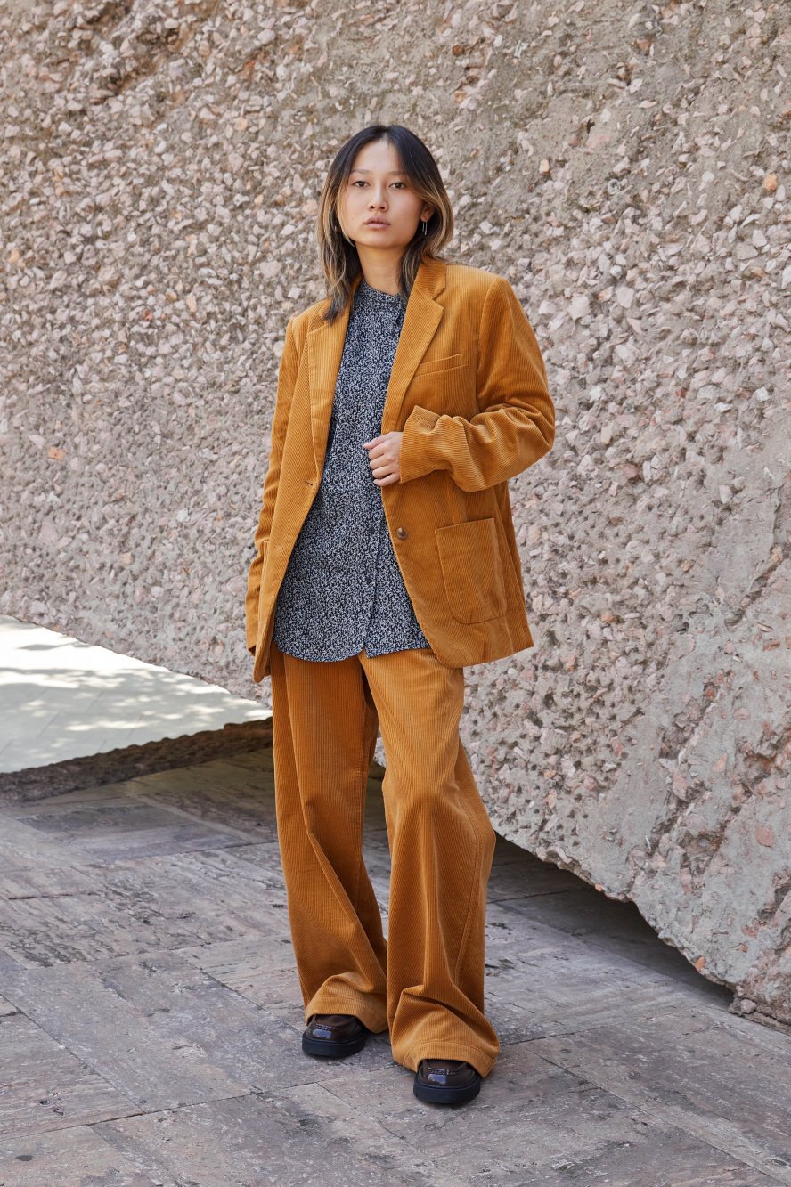 Uniqlo corduroy best sale wide leg pants