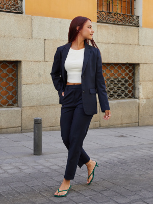 Smart Ankle Pants (2-Way Stretch, Tall)