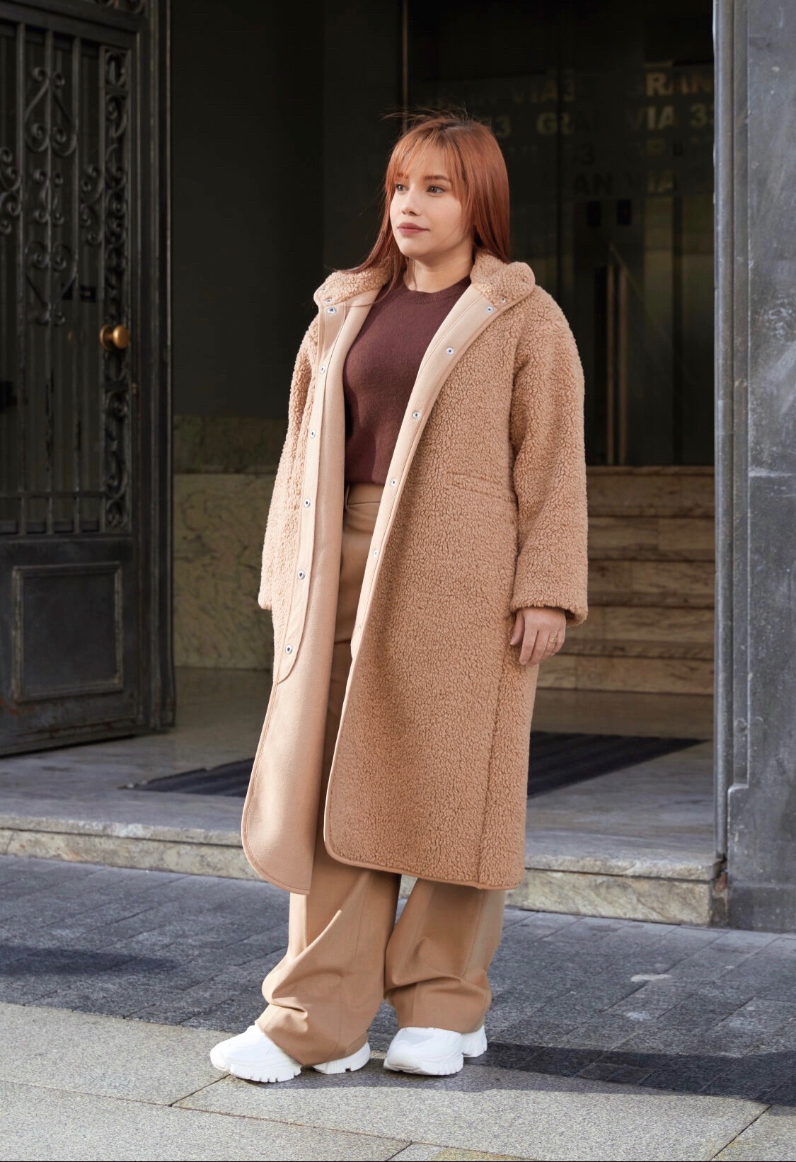 Uniqlo stand sale collar coat